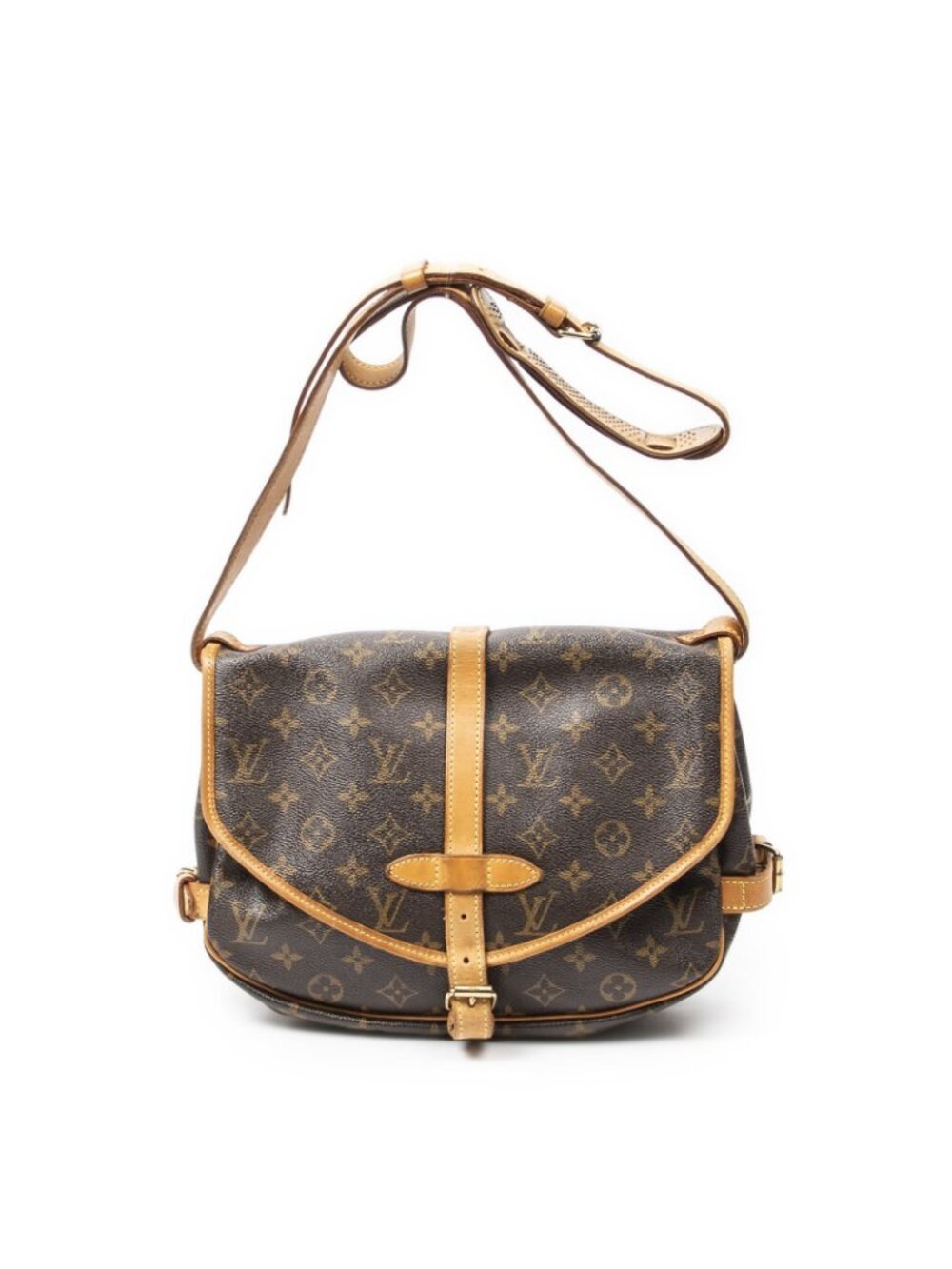 Louis Vuitton Saumur Brown Monogram Canvas - Picture 5 of 10